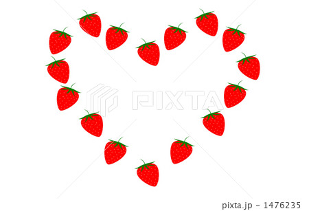 苺のハートフレーム 苺のハートフレーム 1476235