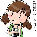 考える女の子 1476337