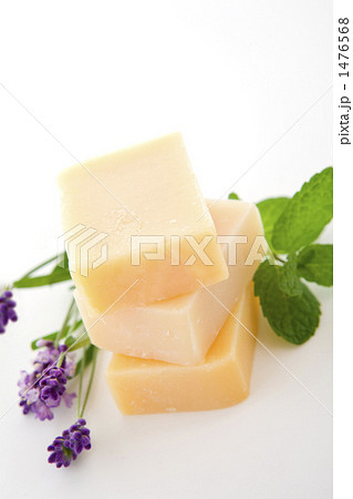 ミントとラベンダーとナチュラル石けん ミントとラベンダーとナチュラル石けん 1476568