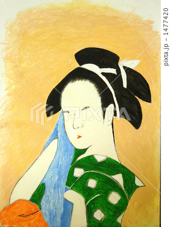 浮世絵風アレンジ美人画 江戸小町 浮世絵風アレンジ美人画 江戸小町 1477420