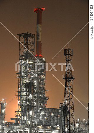 四日市工場地帯の夜景 1484482