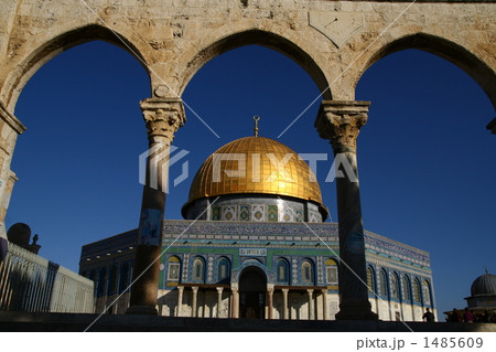 イスラエル　エルサレムの岩のドーム 1485609