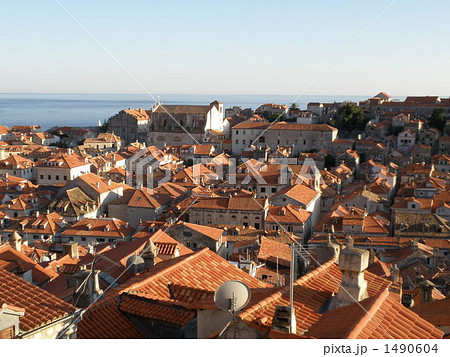 ドブロブニク　世界遺産の町並み 1490604