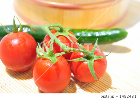 冷えてます、採れたて夏野菜。 1492431