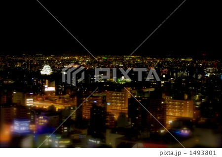 名古屋城の夜景 1493801