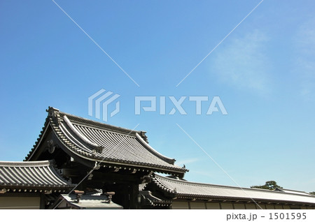 京都御所清所門と青空 京都御所清所門と青空 1501595