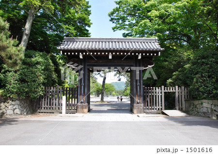 京都御苑の蛤御門の正面 京都御苑の蛤御門の正面 1501616