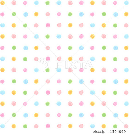 カラフルドットのイラスト素材