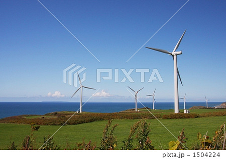 風車と海 1504224