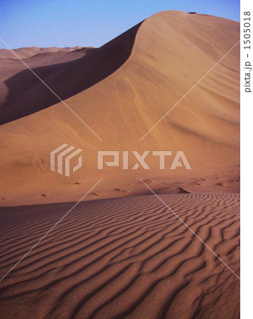 暮れゆく砂漠風景（中国敦煌） 1505018