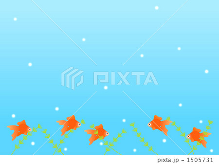 金魚(背景水色) 金魚(背景水色) 1505731