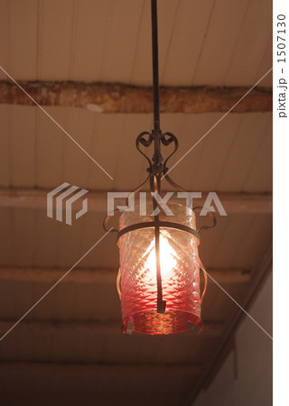 赤いランプシェード 1507130