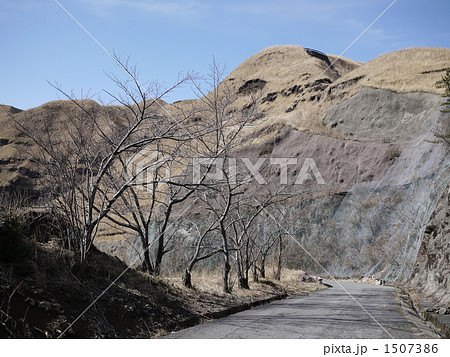 阿蘇ミルクロードと青空 1507386