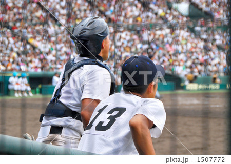 試合を見守る 試合を見守る 1507772