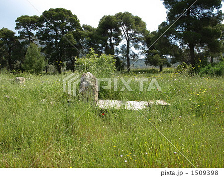 世界遺産「アスクレピオスの聖地エピダウロス」の「古代ローマ浴場跡」（ギリシャ） 1509398