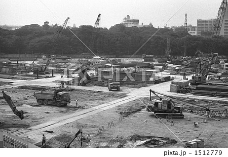 建設中の後楽園エアードーム球場　昭和６０年 1512779
