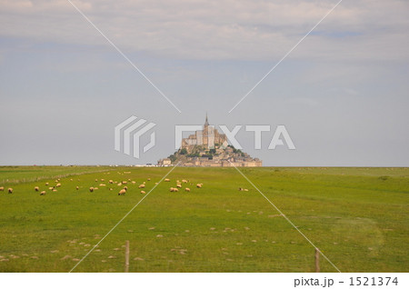 羊とモンサンミッシェル 羊とモンサンミッシェル 1521374