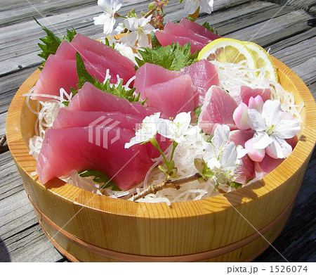 天然マグロの刺身 1526074