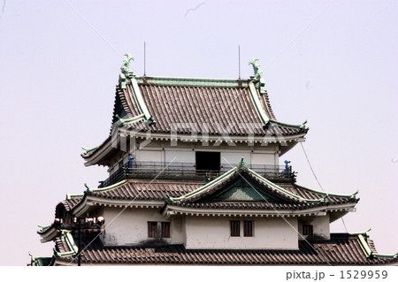 新緑に映える、徳川御三家の和歌山城の天守閣 1529959