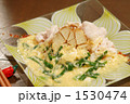 丸揚げニンニクとニラ玉添え豚の冷しゃぶ 1530474