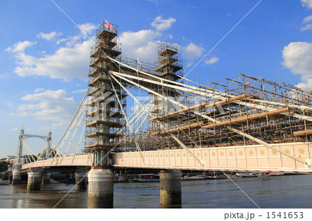 アルバートブリッジ　修復中（アルバート橋） 1541653