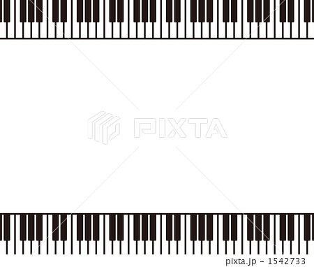 ピアノ 鍵盤 イラストのイラスト素材 1542733 Pixta