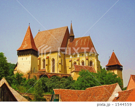 世界遺産のビエルタン要塞教会 1544559