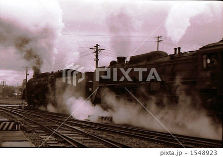 Ｃ６２重連下りニセコ発車　函館本線倶知安　昭和46年 1548923