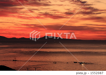 羅臼の朝焼け 1552087