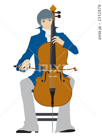 青い服の男性チェリスト 1552879