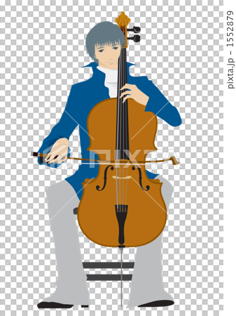 青い服の男性チェリスト 1552879