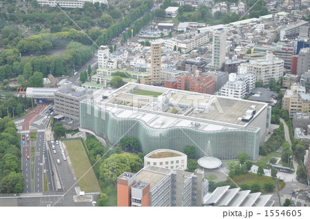 空から見た国立新美術館 1554605
