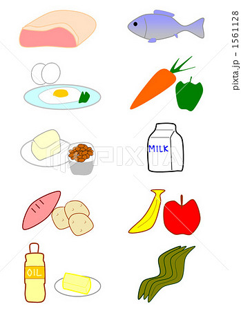 Food You Want To Eat Everyday Stock Illustration