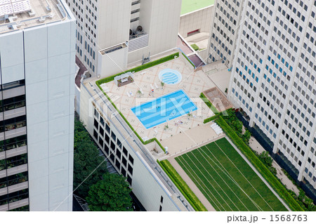 屋上プール 1568763