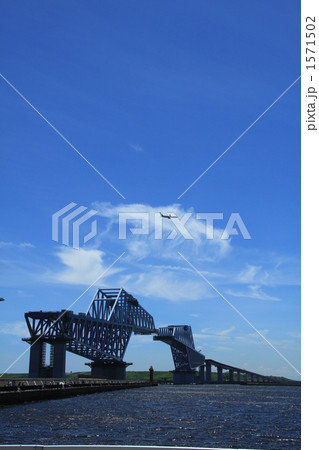 建設中の東京港臨海大橋 1571502