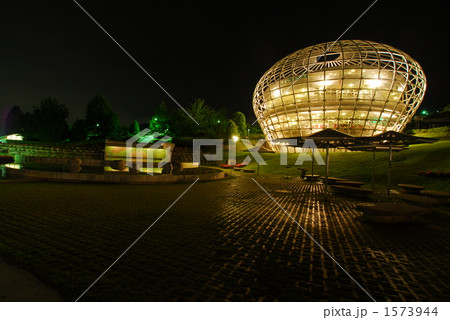 笛吹川フルーツ公園の夜景 1573944