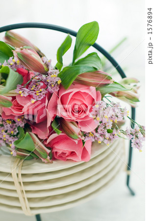 ピンクの花束 1576894