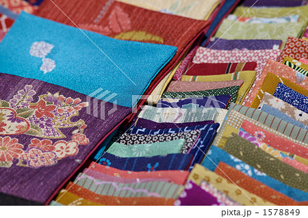 ウサギ柄の端布 1578849