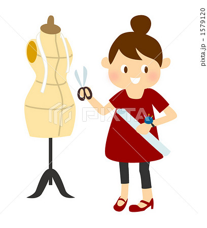 One Piece Western Dressmaking Torso Stock Illustration