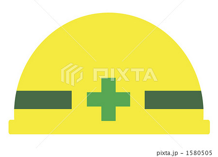 作業用ヘルメットのイラスト素材