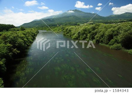 尻別川とニセコアンヌプリ 1584343