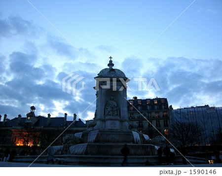 サンシュルピス広場の噴水 1590146