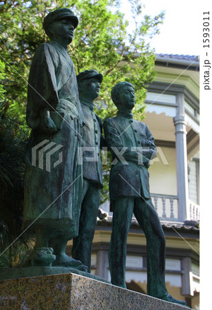 安積歴史博物館前の安積健児像(郡山市) 安積歴史博物館前の安積健児像(郡山市) 1593011