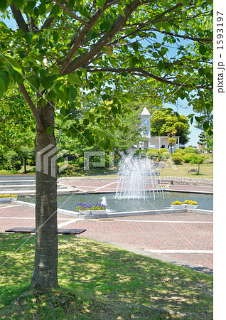 公園の噴水 1593197