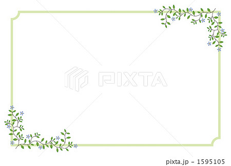 フレーム 枠飾り 枠のイラスト素材 1595105 Pixta