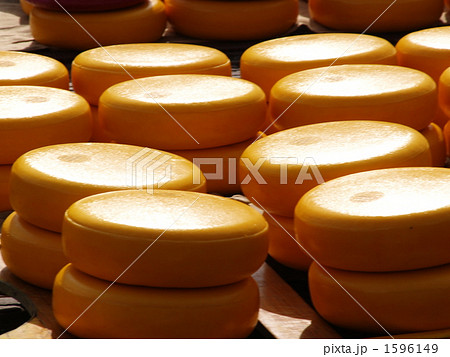 オランダ　アルクマールのチーズ市 1596149