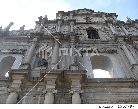 世界遺産　マカオの聖パウロ天主堂跡 1597797