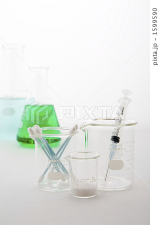 三角フラスコの実験医療イメージ 1599590