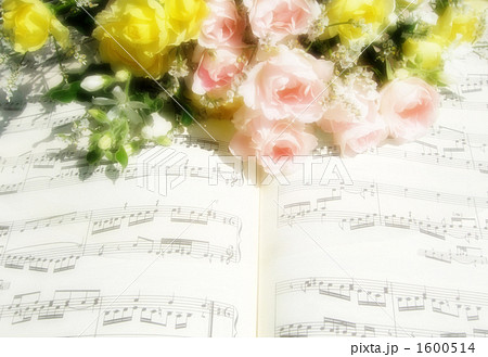楽譜と花 1600514