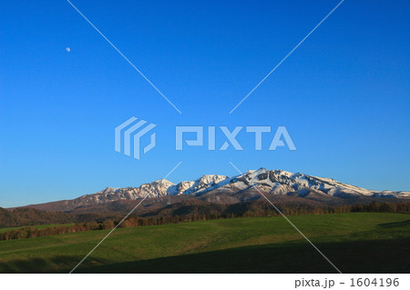 月と愛別岳 月と愛別岳 1604196